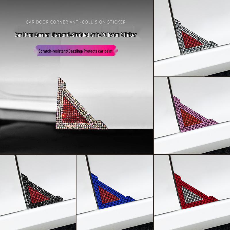 Diamond-Studded Anti-Scratch Car Door Corner Protection Film