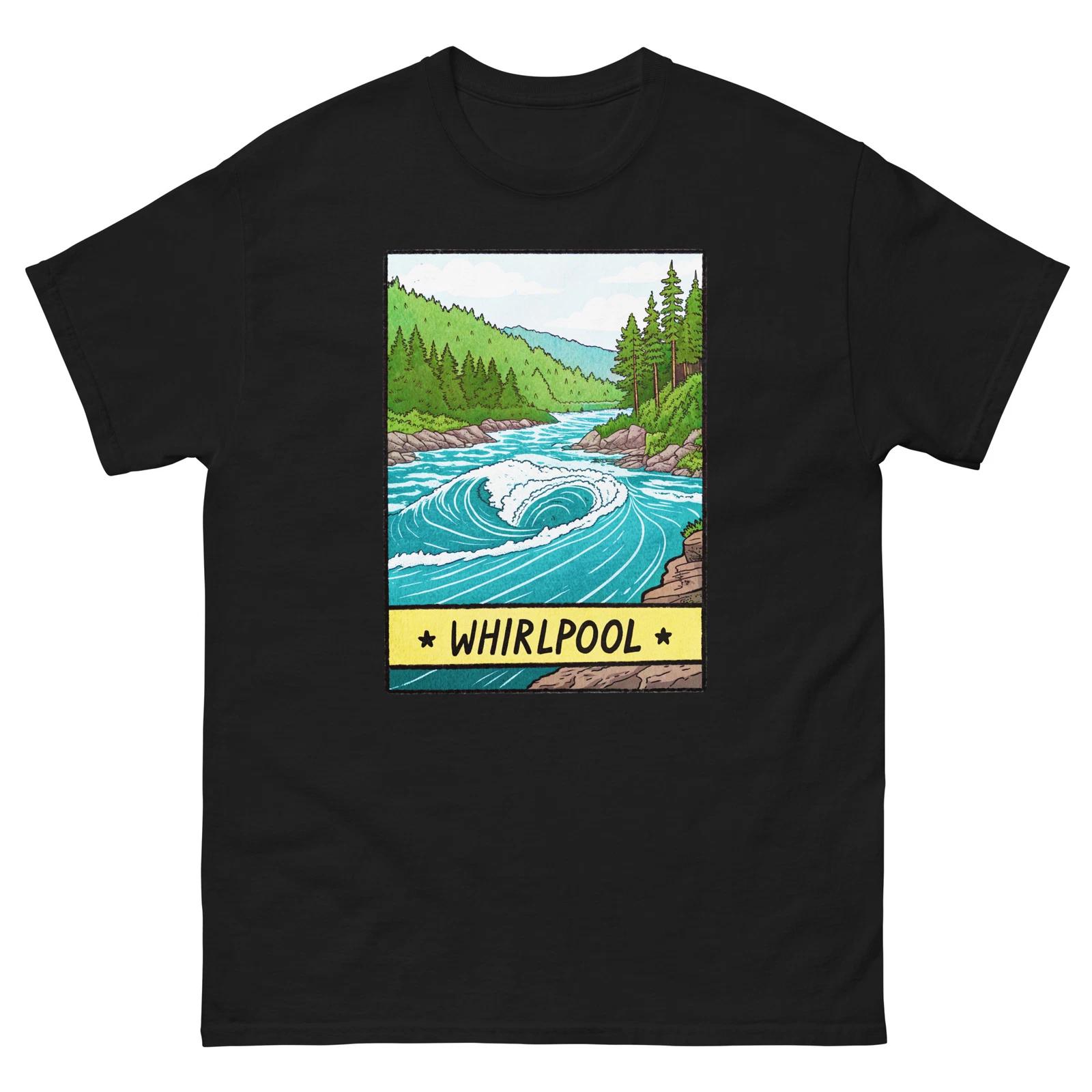 

Whirlpool Geographical Landscape Location Scenery T-Shirt L