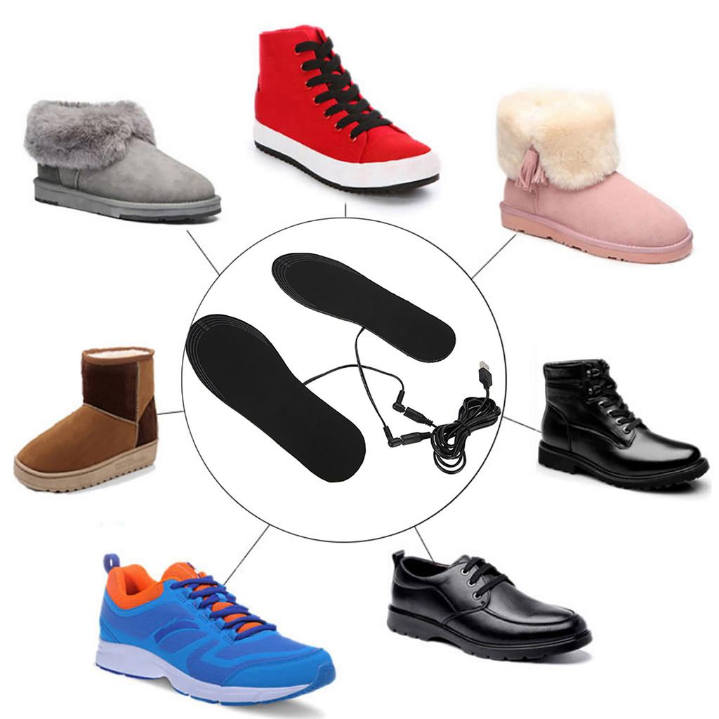 Unisex Electric Heated Insoles Warm Shoe Inserts for Shoes Boot Keep Warm Shoe Pad
