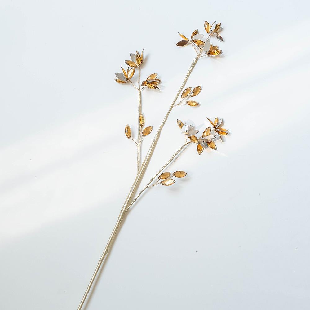 Transparent Simulated Christmas Crystal Stem Acrylic Christmas Tree Decorations  New Year Decor