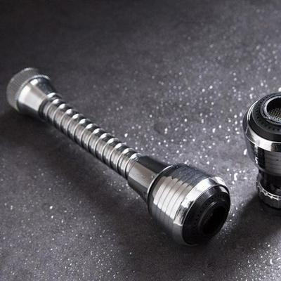 Universal Kitchen & Bathroom Faucet Filter with Splash-Proof, Water-Saving Shower Head Extension