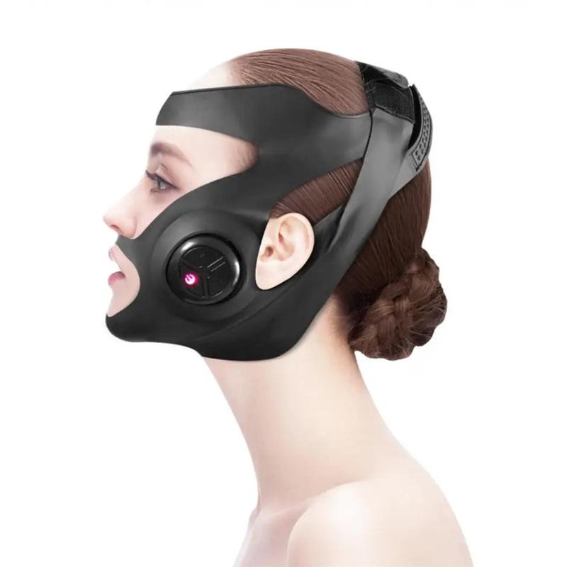 Face Massager V-Face Lifting Belt Vibrate Photon EMS Massage Shaping Slimming Double Chin Reducer V-Line Chin Cheek Lift Up