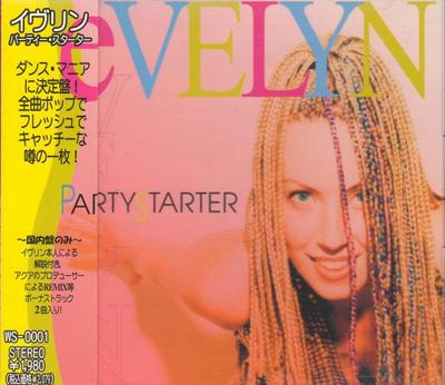 CD EVELYN - PARTY STARTER  WS0001 Wood Records 1999 Japan ObiDance & Electronica Used