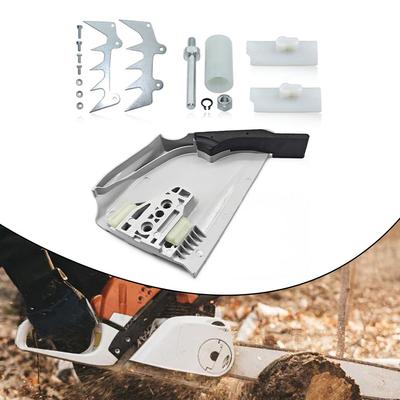 Chainsaw Sprocket Clutch Cover Kit with Chain Catcher and Bumper Spike Felling Dog Compatible with MS651 MS661 MS661C Models