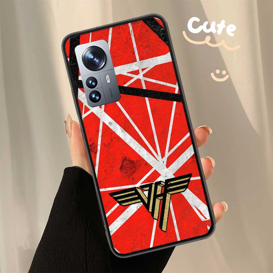 Eddie Van Halen Graphic Guitar Phone Case For Xiaomi Poco X7 X6 X5 X4 X3 GT NFC M4 M5 Pro 5G M3 Mi F6 F5 F4 F3 F2 F1 Capa Coque