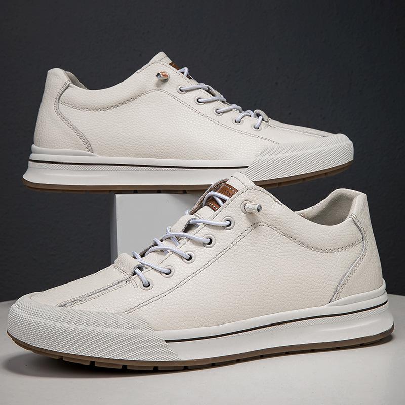 Men's Breathable Mesh Loafers - Versatile Spring Fashion White Casual Shoes
