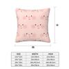 Funny Kawaii Pig Face Square Pillowcase Cushion Cover Pillow Case Throw Pillow Cover for Home Sofa Living Room