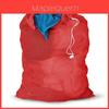 Blauer Nylon-Netz-Wäschesack mit Kordelzug Robust für sicheren Transport 63,5 x 91,4 x 91,4 cm