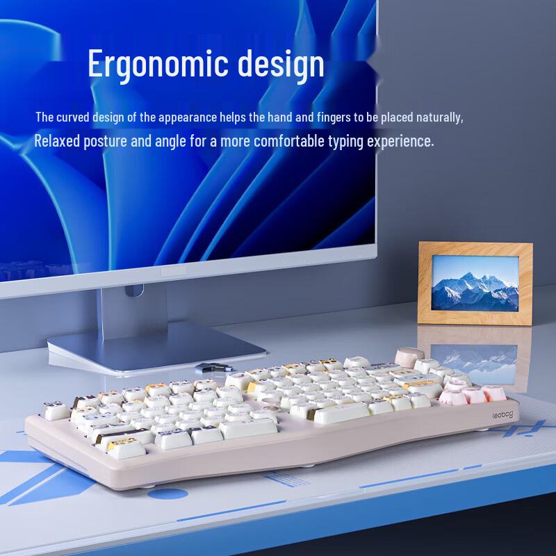 LEOBOG A75 Alice Ergonomic Mechanical Keyboard