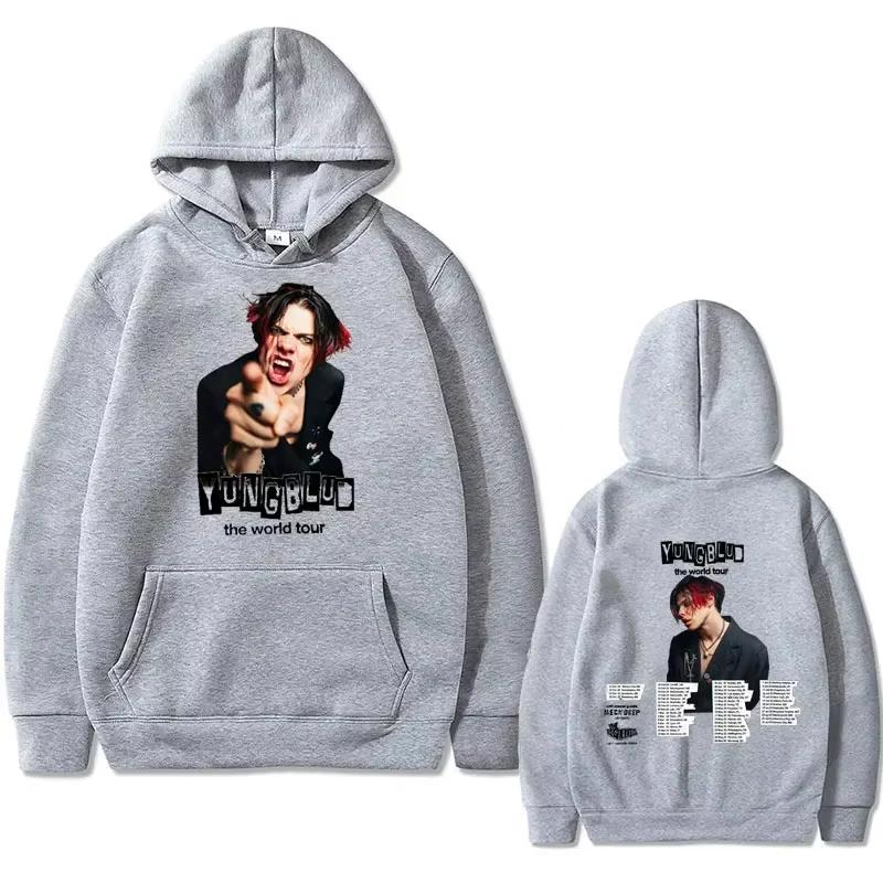 Rock Singer Yungblud 2025 World Tour Hoodie Autumn Winter Male Vintage Hooded Sweatshirts Men Women Fashion Oversized Hoodies