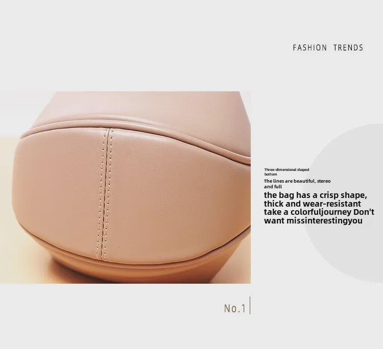 Niche 2022 Women's Genuine Leather Dumpling Bag - Trendy Cowhide Wonton Bag