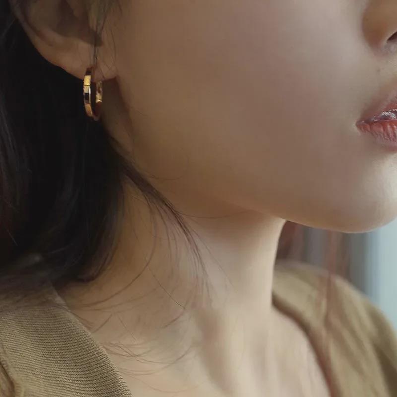 2023 Trendy French-Style Simple Hoop Earrings for Women – Minimalist Design