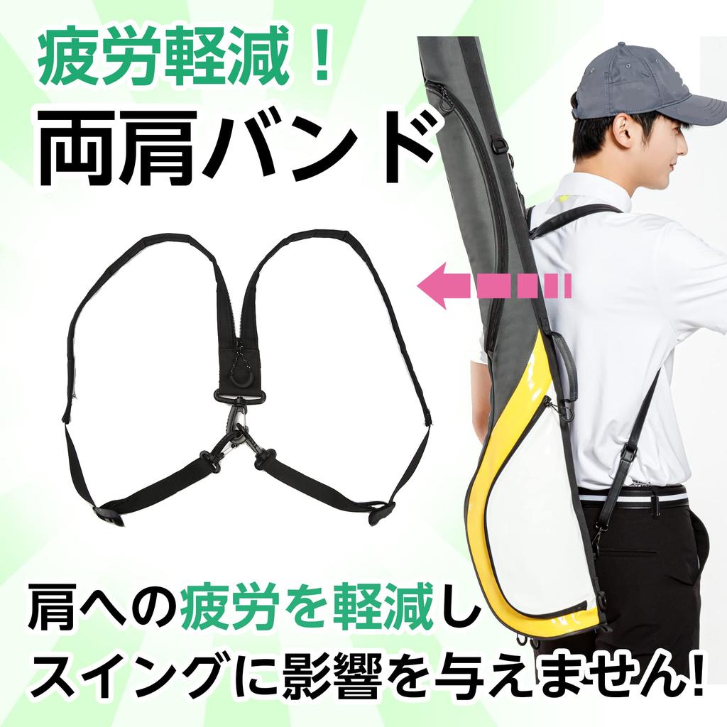 Magic Products Compact Golf Club Case with Two New Features, Women's Caddy Bag (Navy)