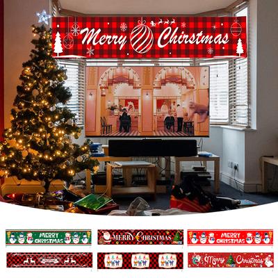 Weihnachten Außenbanner Frohe Weihnachten Deko Flagge Für Zuhause Weihnachtsdeko Ornament Xmas Navidad Noel Frohes Neues Jahr