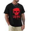 2025 New Zero Original Skateboard Retro Skeleton Men's Black T-shirt Unisex Men's 100% Cotton T-shirt Loose Version