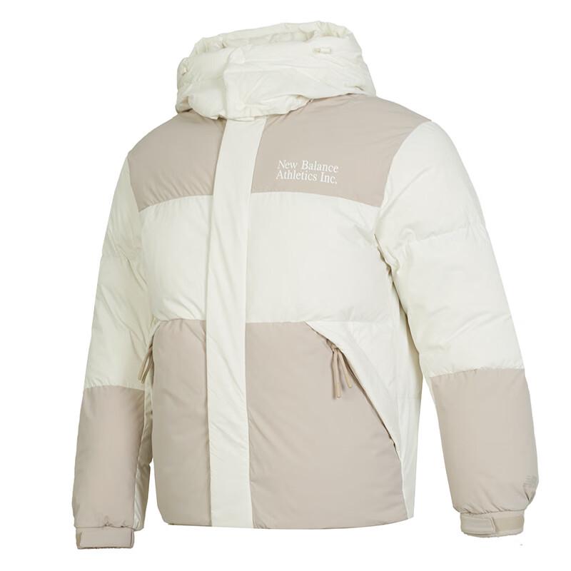 New Balance Unisex Spliced Hooded Down Jacket
