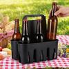 6er-Pack Kapazität Tragbarer Bierhalter Kunststoff-Getränkehalter Werkzeug Bierflaschen-Träger Zuhause