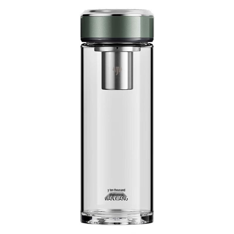 WANXIANG U278R High Borosilicate Glass Water Bottle