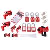 Electrical Lockout Tagout Kit Loto Tag Hasp Padlock Breaker Lock Out Device Storage Bag for Industrial Use