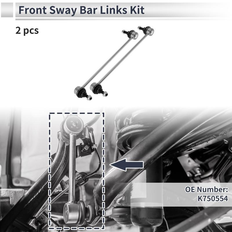 X Autohaux Front Stabilizer Bar Links No Bushing for MAZDA 3 2010-2013 No.K750554 2 Pcs