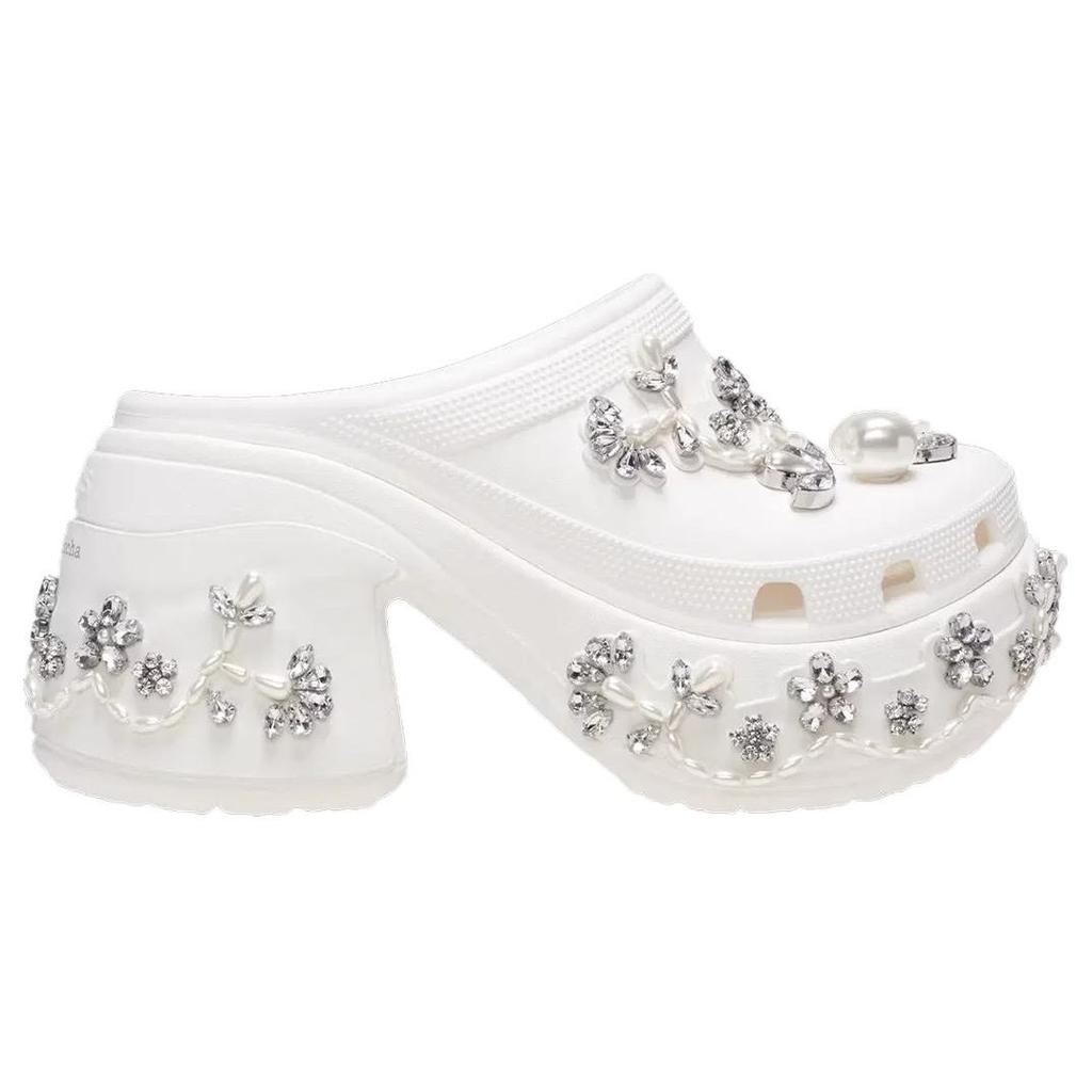 Compre Crocs Tênis Simone Rocha x Siren Clog Branco Unissex