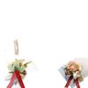 Mori-Style Korean Camellia Wedding Boutonniere & Bridesmaid Wrist Corsage Set