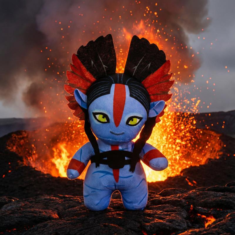 Cartoon Avatar Primitive Tribe Plush Toy Set With Soft Short Pile For Kids And Collectors