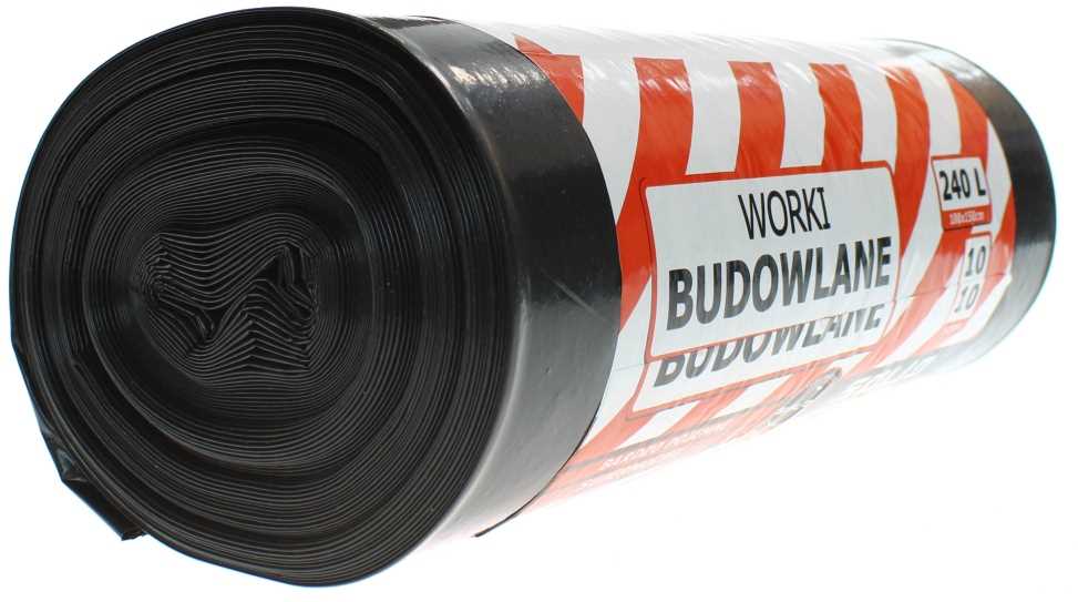 Solid Worki Budowlane Odpady 240L Supermocne 10Szt 5080