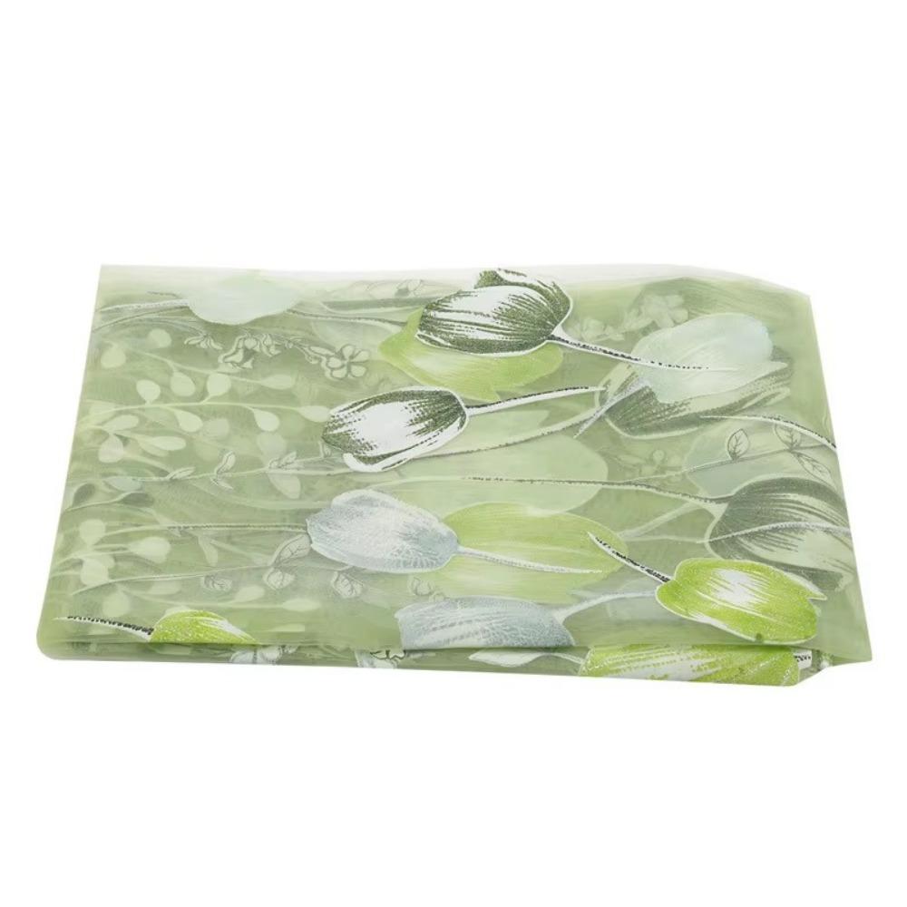 Polyester Drape Curtain Printed Sheer Curtains Tulip Window Screen Home Decoration Supplies