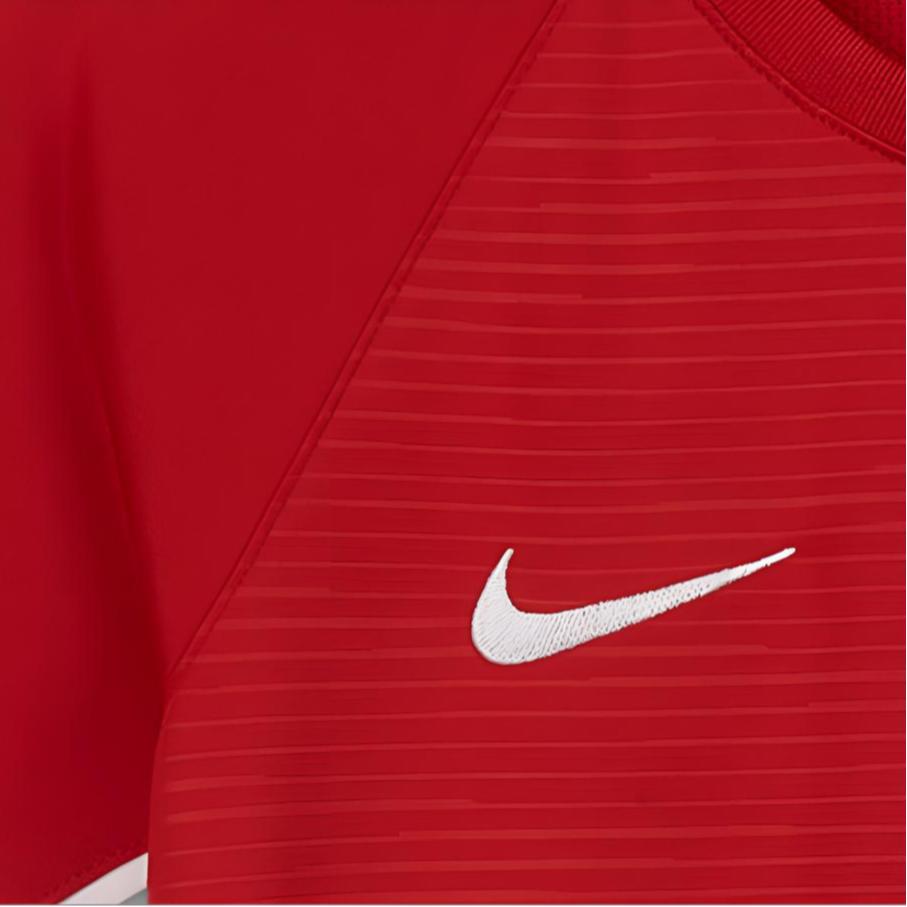 Nike Дихаючий светр з V-подібним вирізом, зручний, вільний, з коротким рукавом, дитячі топи 894111-657