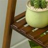 Tall Bamboo Plant Stand  Flower Pot Display Rack Outdoor Plant Shelf Organizer Adjustable Height Plant Shelf
