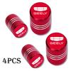 For Geely Atlas Coolray Emgrand EC7 EC8 X7 EX7 CK2 Car Wheel Tire Valve Caps Tyre Stem Covers Airdust Waterproof Stem Caps1