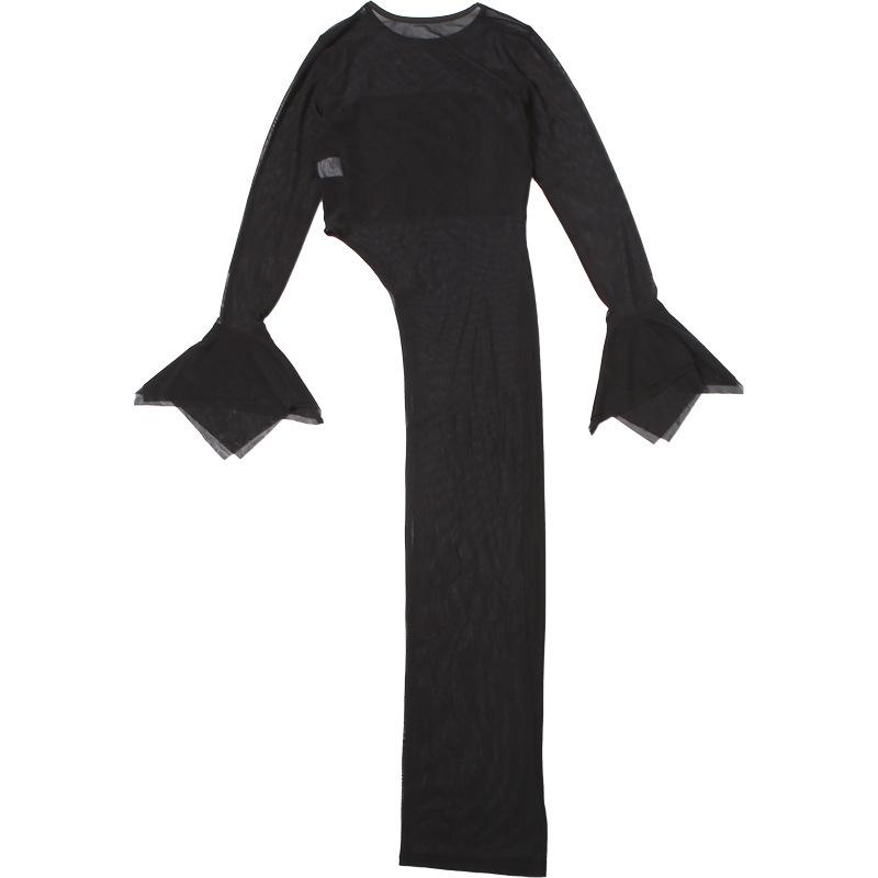 Slim-Fit Sexy Mesh Cardigan for Women - Stylish Cross-Border Design