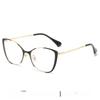 Modern Blue Light Blocking Glasses For Women With Metal Butterfly Frame Stylish And Lightweight