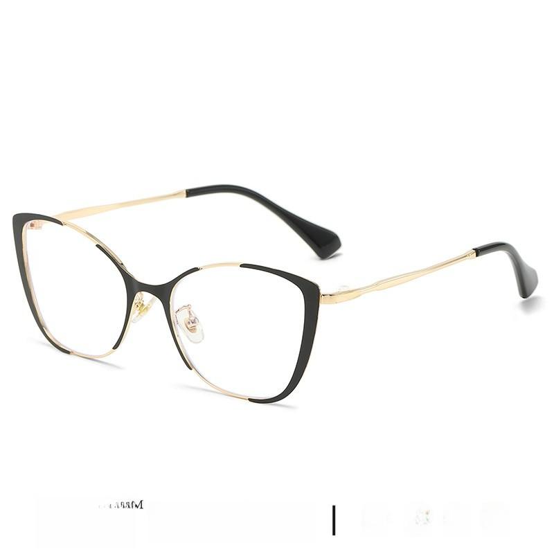 Modern Blue Light Blocking Glasses For Women With Metal Butterfly Frame Stylish And Lightweight