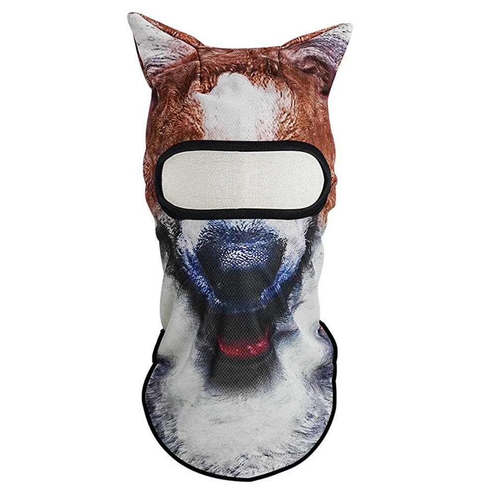 Sunscreen Full Face Mask 3D Animals Full Face Neck Mask Fashion Pullover Cap  Outdoor Cycling