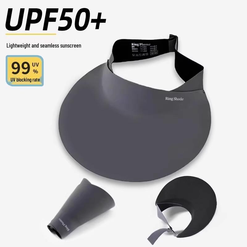 Women's Seamless Foldable UV Protection Sun Hat for Summer Cycling