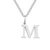 Elegante Collar con Colgante de 26 Letras para Mujer - Diseño Único Cadena para Clavícula de Acero de Titanio