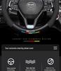 Steering Wheel Cover for BYD Models: Song Plus, Han, Yuan, Tang, Qin, Dolphin, F3 - Suede Interior Handle