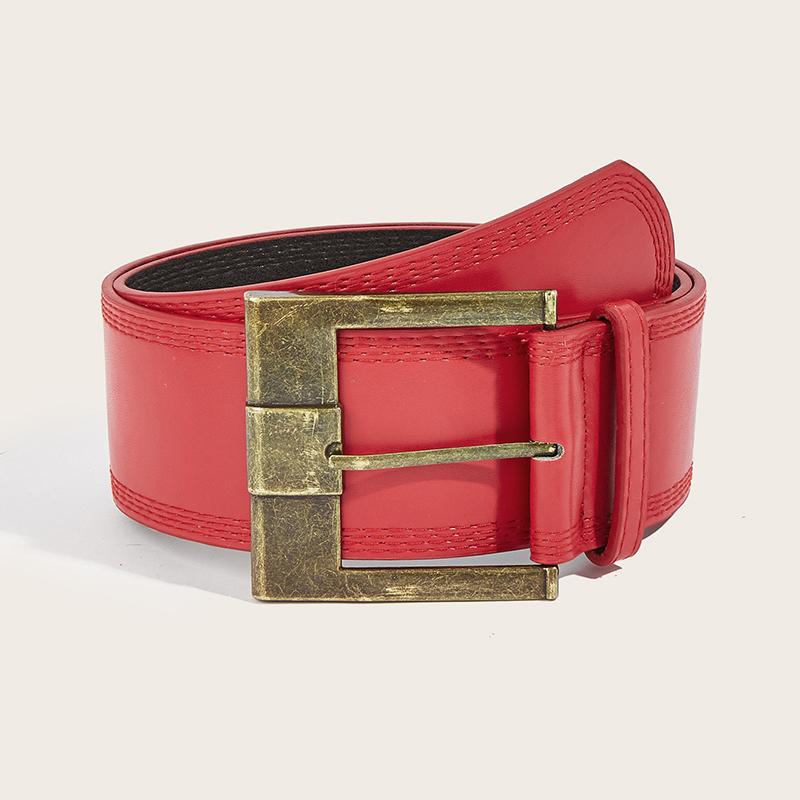 Retro Maillard Style Wide Belt For Women To Slim Down The Waist And Match The Temperament Of The Skirt