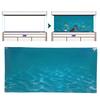 Fish  Decorative Picture Fish  Background Sticker PVC Self Adhesive 3D Sea Pattern Aquarium Poster Decoration