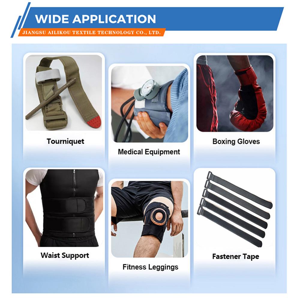 Hot Sale Eco-Friendly Washable for Hook and Loop Tape with Single Sided Adhesive for Tactical Tourniquet
