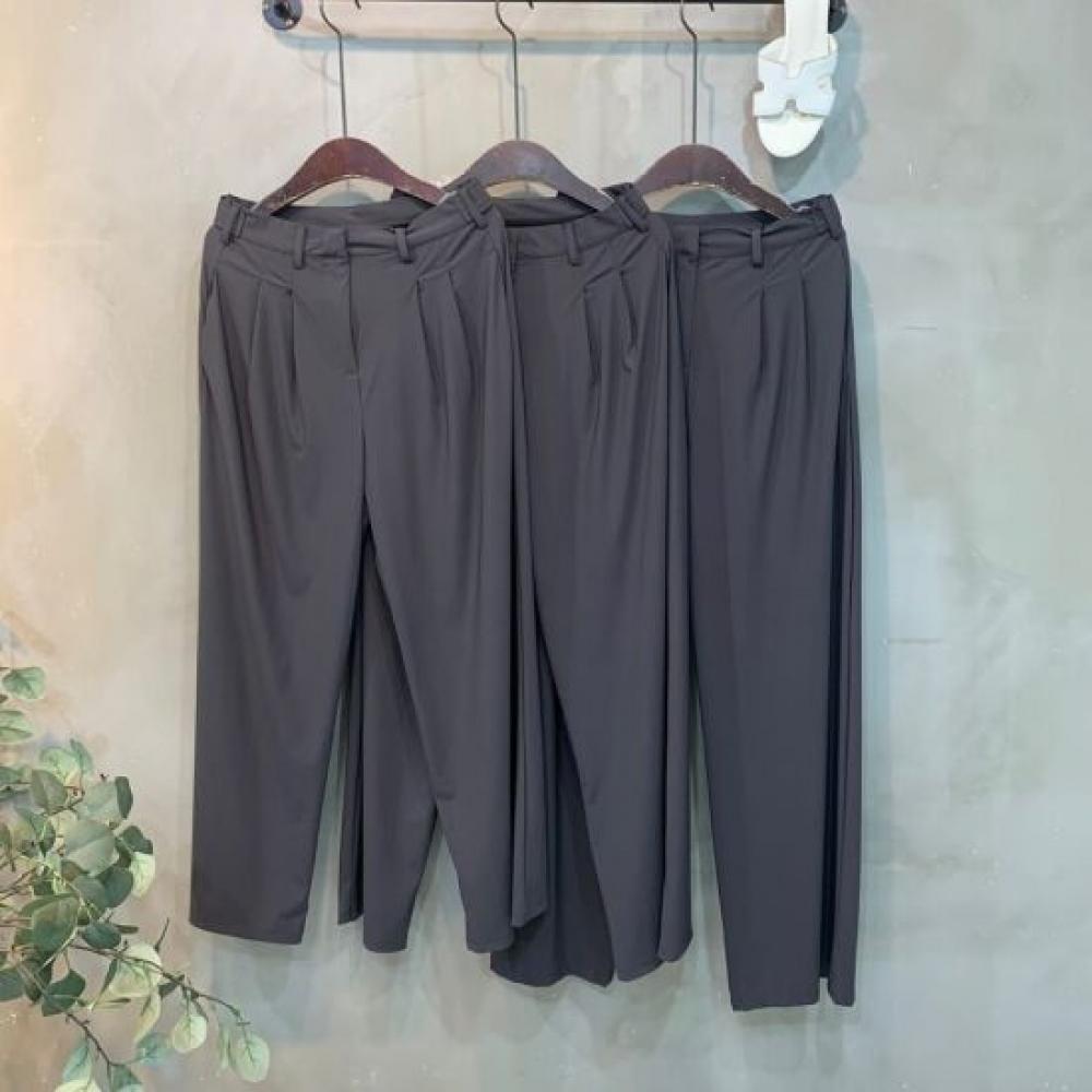 C S In The Room Ykk Zipper pIntuCk Wide SlaCkS 3 ColorS
