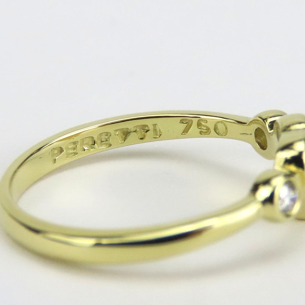 Used TIFFANY&Co. Ring Full Heart EU#48.5 K18 Yellow Gold/diamond 2.3g Yellow Gold El Saperetti