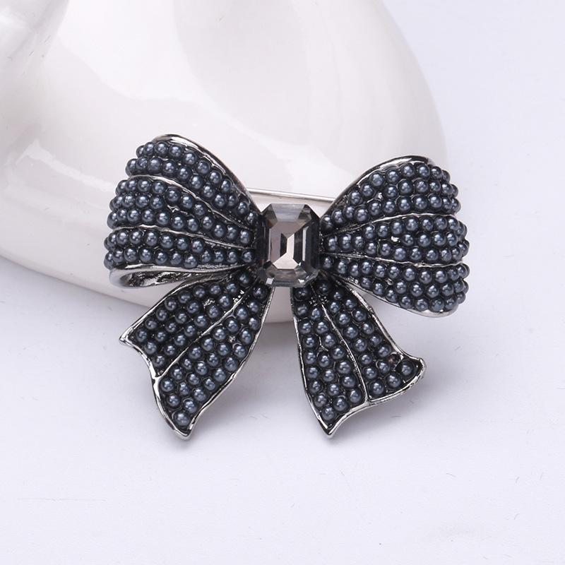 

Мода Элегантные Женские Девушки Бант Стразы Жемчуг Булавки Корсаж Изысканное Высокое Качество Женская Вечеринка Свадьба Броши Значки