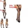 Ultra Stretchy Women's Nylon Fishnet Stockings With Sensual Open-crotch Design And Non-slip Features For Alluring Intimate Moments