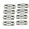 51717006757 Door Seal Clip 6mm 8pcs Front+Rear Gray