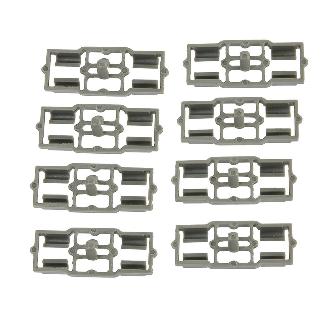 51717006757 Door Seal Clip 6mm 8pcs Front+Rear Gray