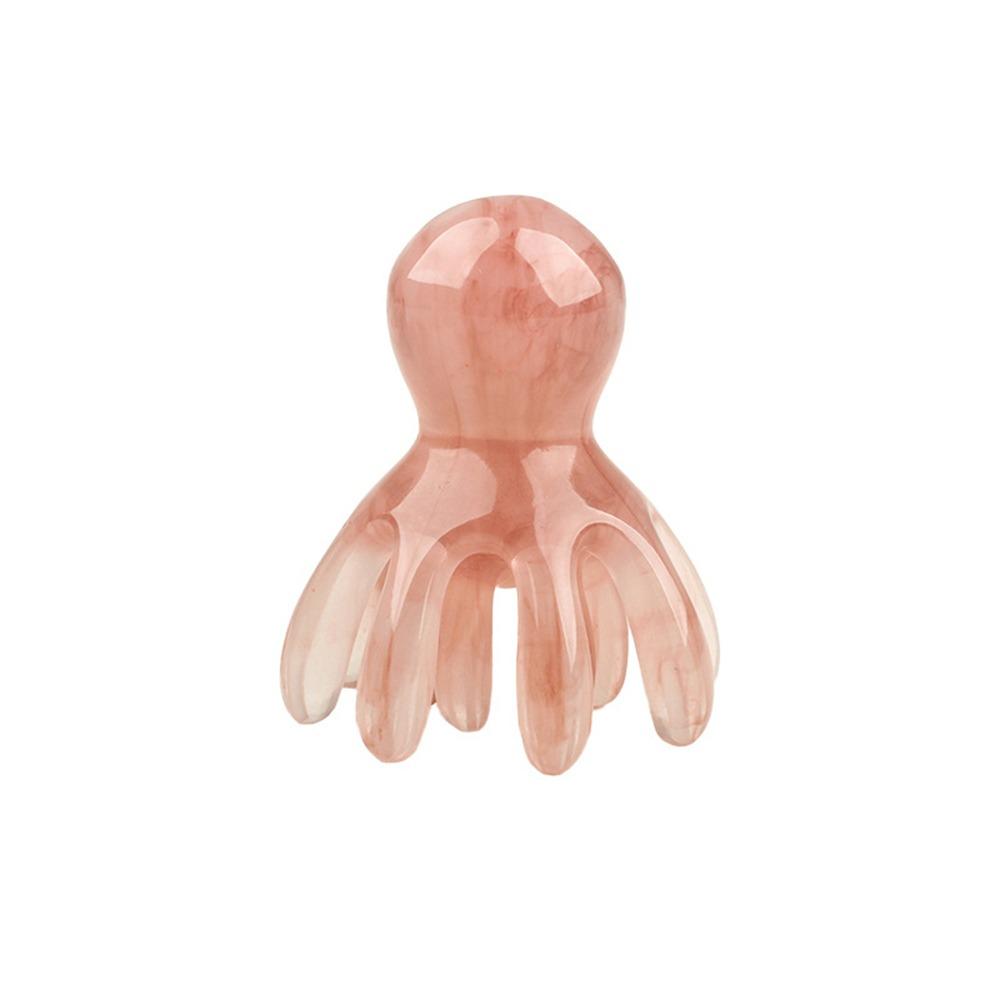 Resin Head Massager 14 Tooth Scalp Massager Tool Octopus Massage Comb  Hair Care Acupressure