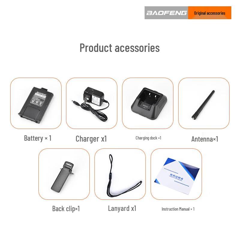 BAOFENG UV5R Professional Dual-Band Walkie-Talkie (CN Version)